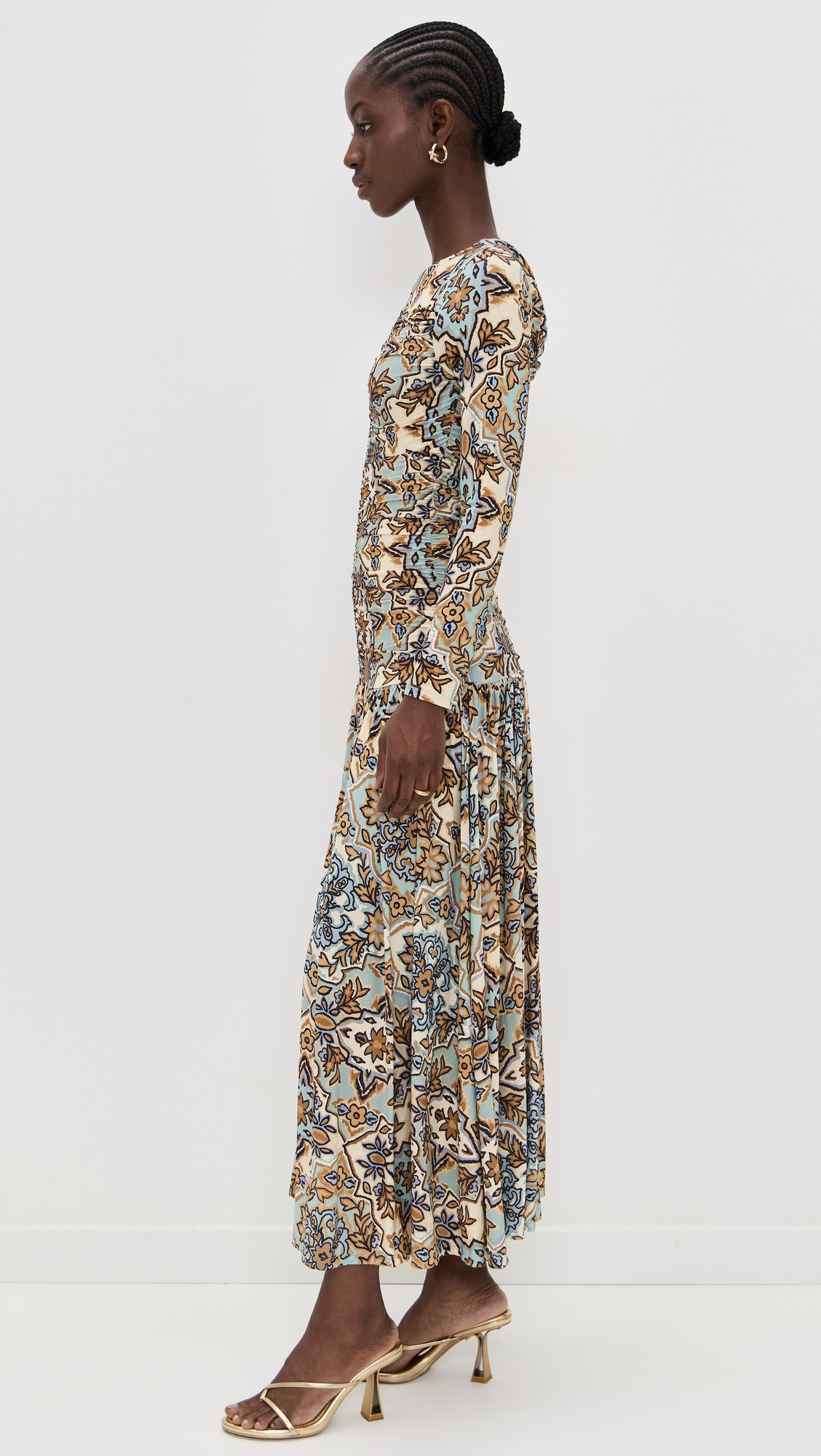 Long Sleeve Maxi Dress - 3