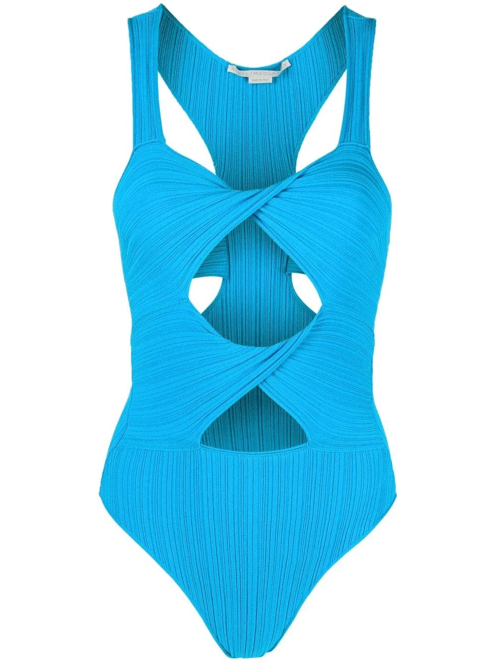 cut-out knit bodysuit - 1