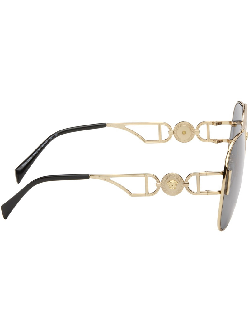 VERSACE Gold Medusa '95 Pilot Sunglasses outlook