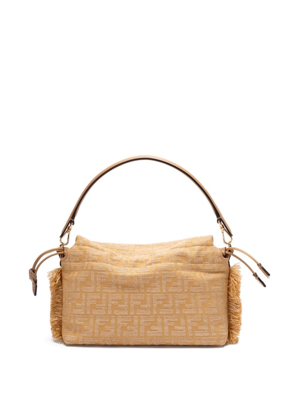 Zucca Mamma fringed canvas shoulder bag - 2