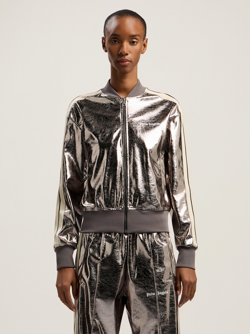 Palm Angels Laminated Track Jacket outlook