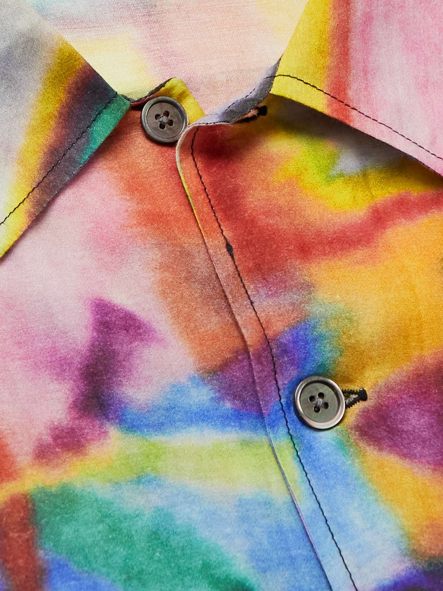 Printed Cotton and Silk-Blend Shirt - 5