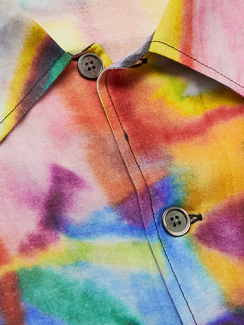 Printed Cotton and Silk-Blend Shirt 5