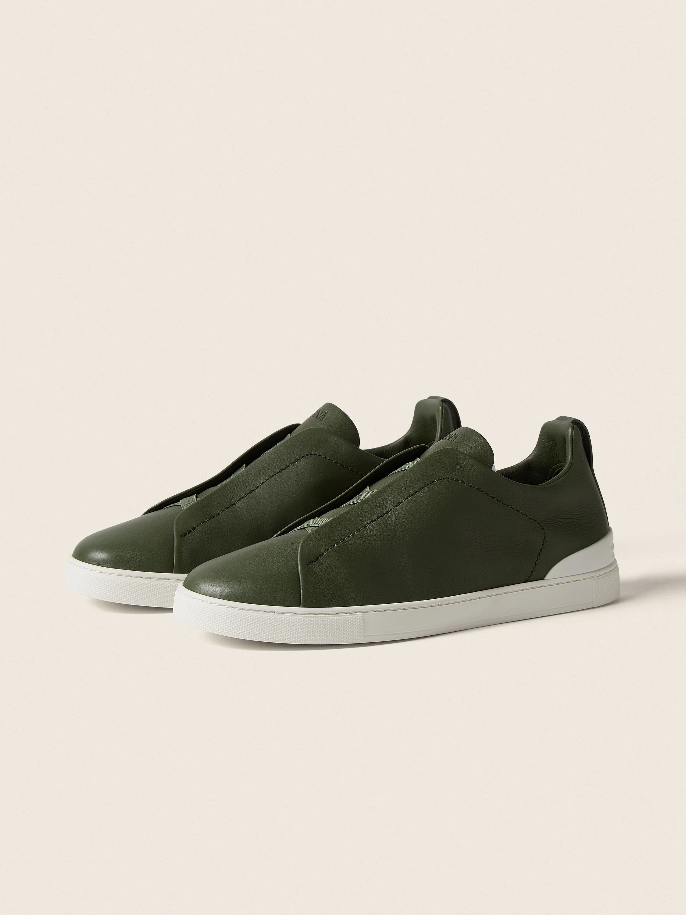 PINE GREEN TRIPLE STITCH™ SECONDSKIN SNEAKERS - 1