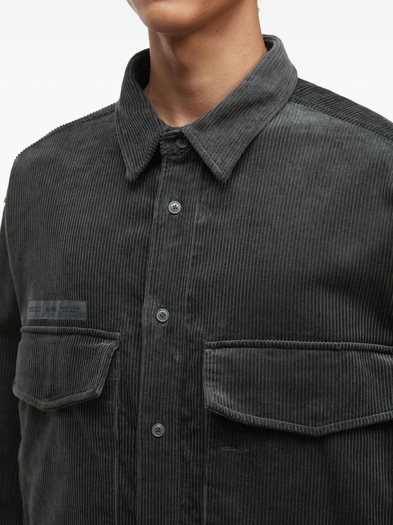 corduroy patch-pocket shirt 5
