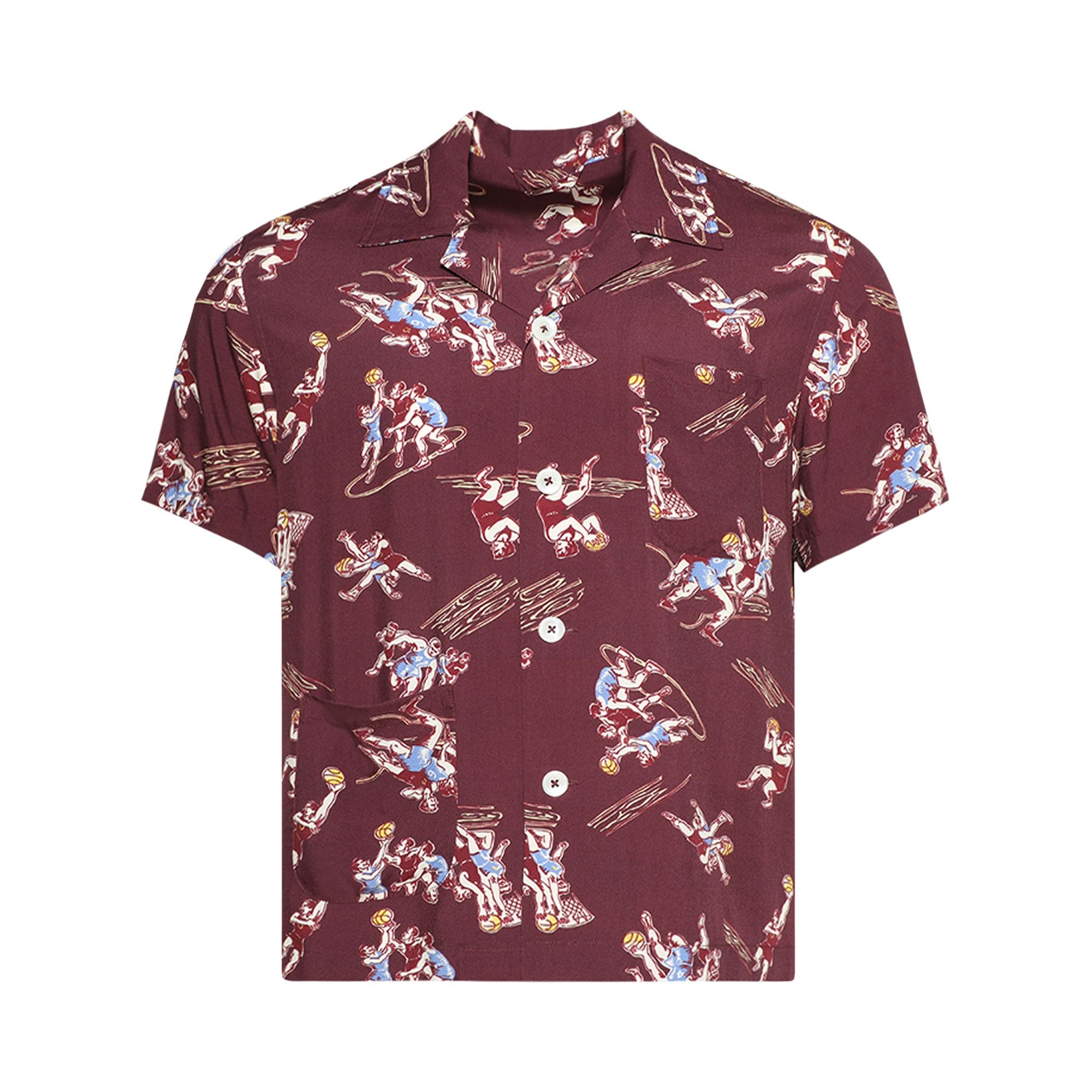 Bode Layup Short-Sleeve Shirt 'Multicolor' - 1