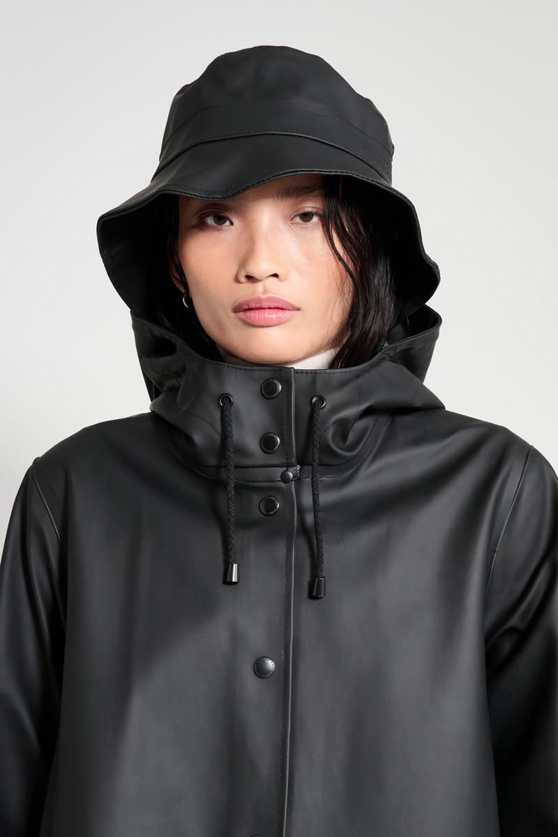Stutterheim Beckholmen Bucket Hat Black outlook