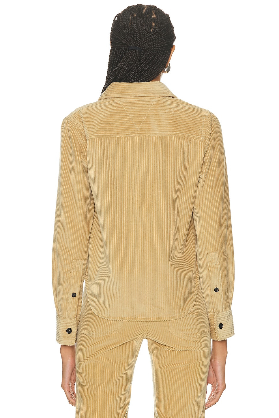 Corduroy Button Up Top - 3