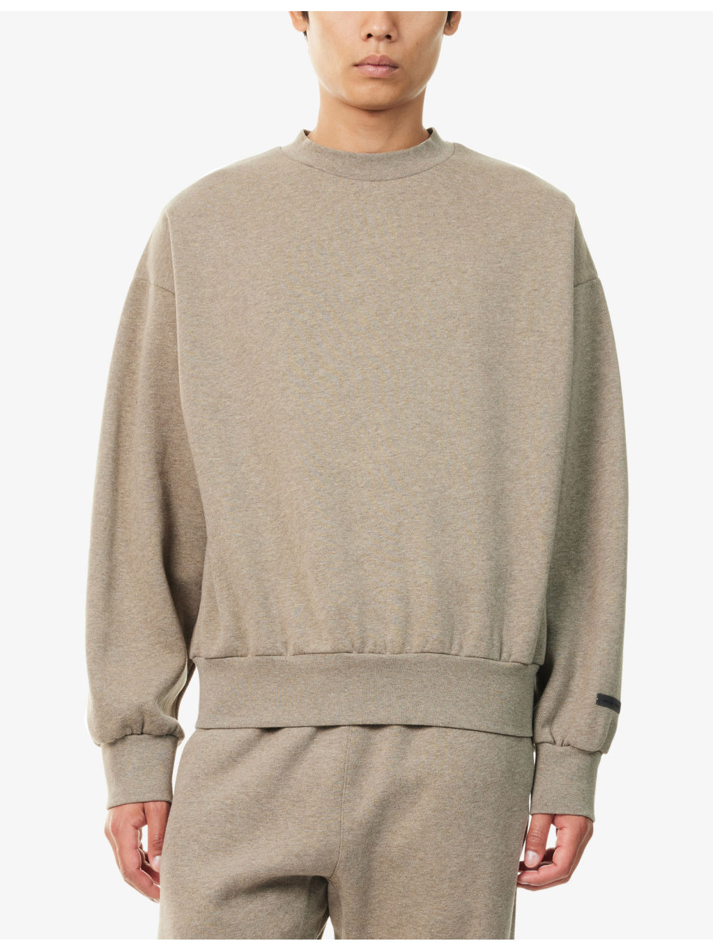 Classic Logo-Embellished Crewneck Cotton-Blend Sweatshirt - 3