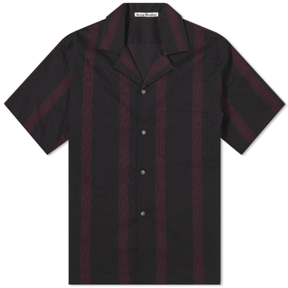 Acne Studios Short Sleeve Simon Stripe Shirt - 1