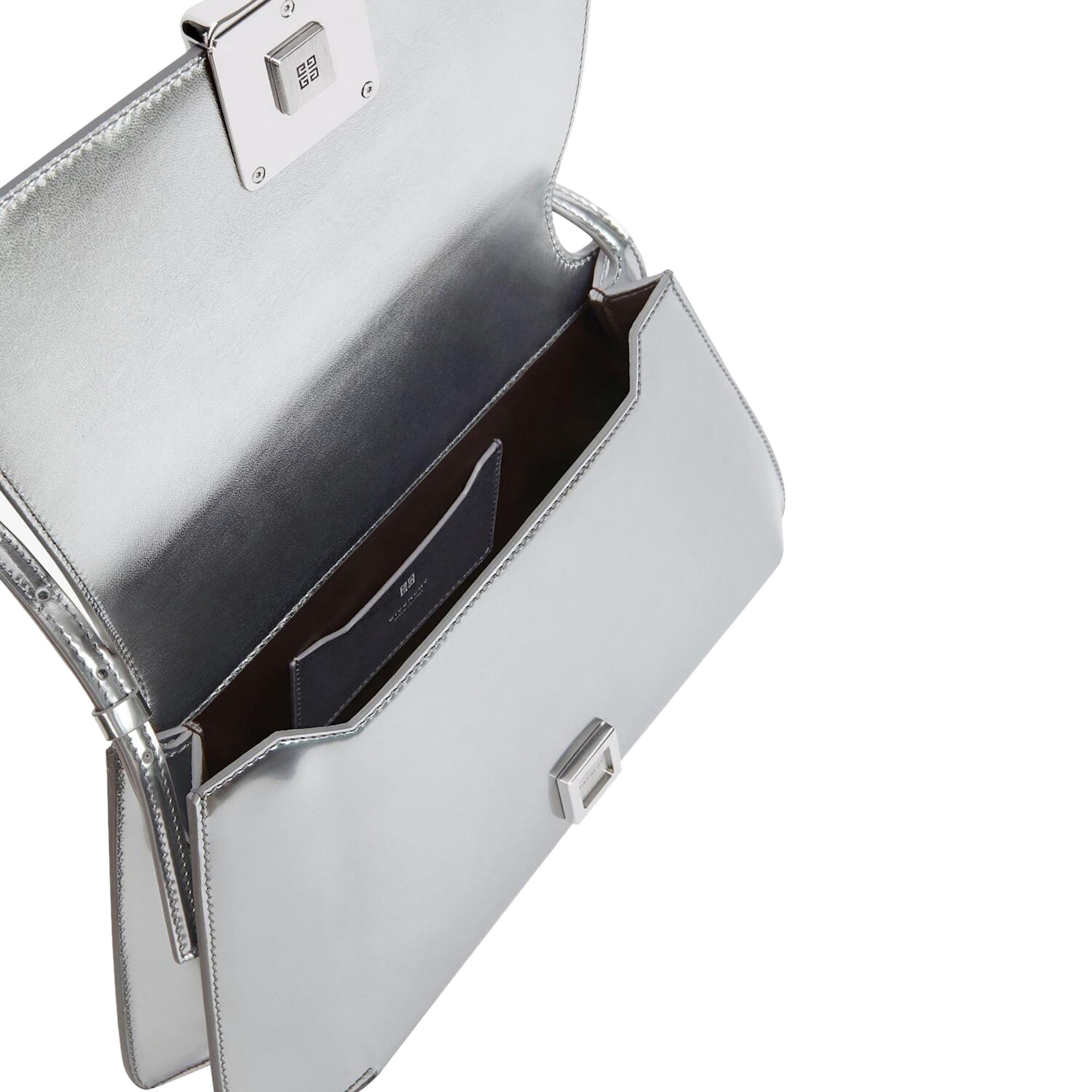 Givenchy 4G Liquid Shoulder Bag 'Light Silvery' - 3