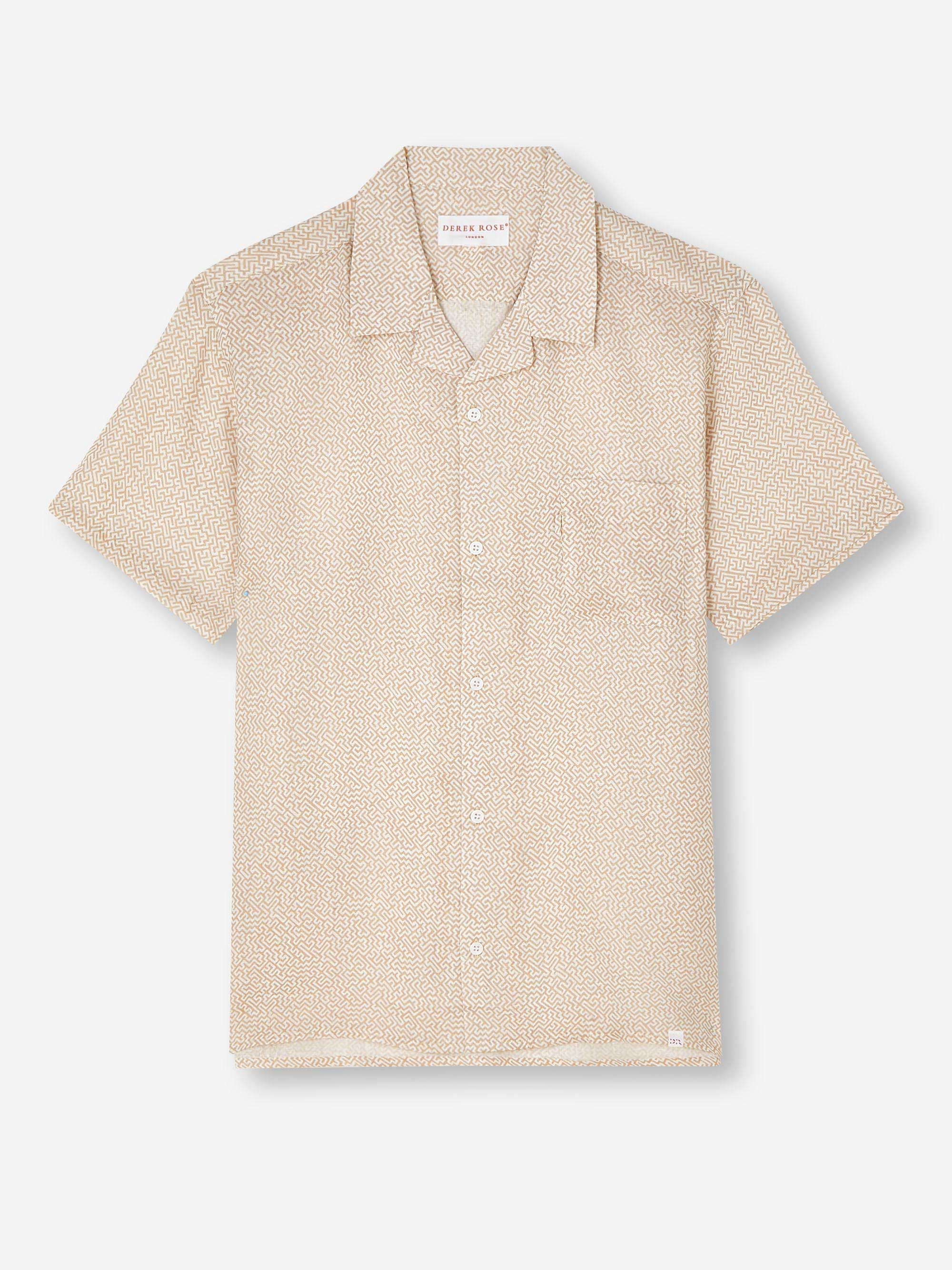 Men's Shirt Milan 24 Linen Sand - 2