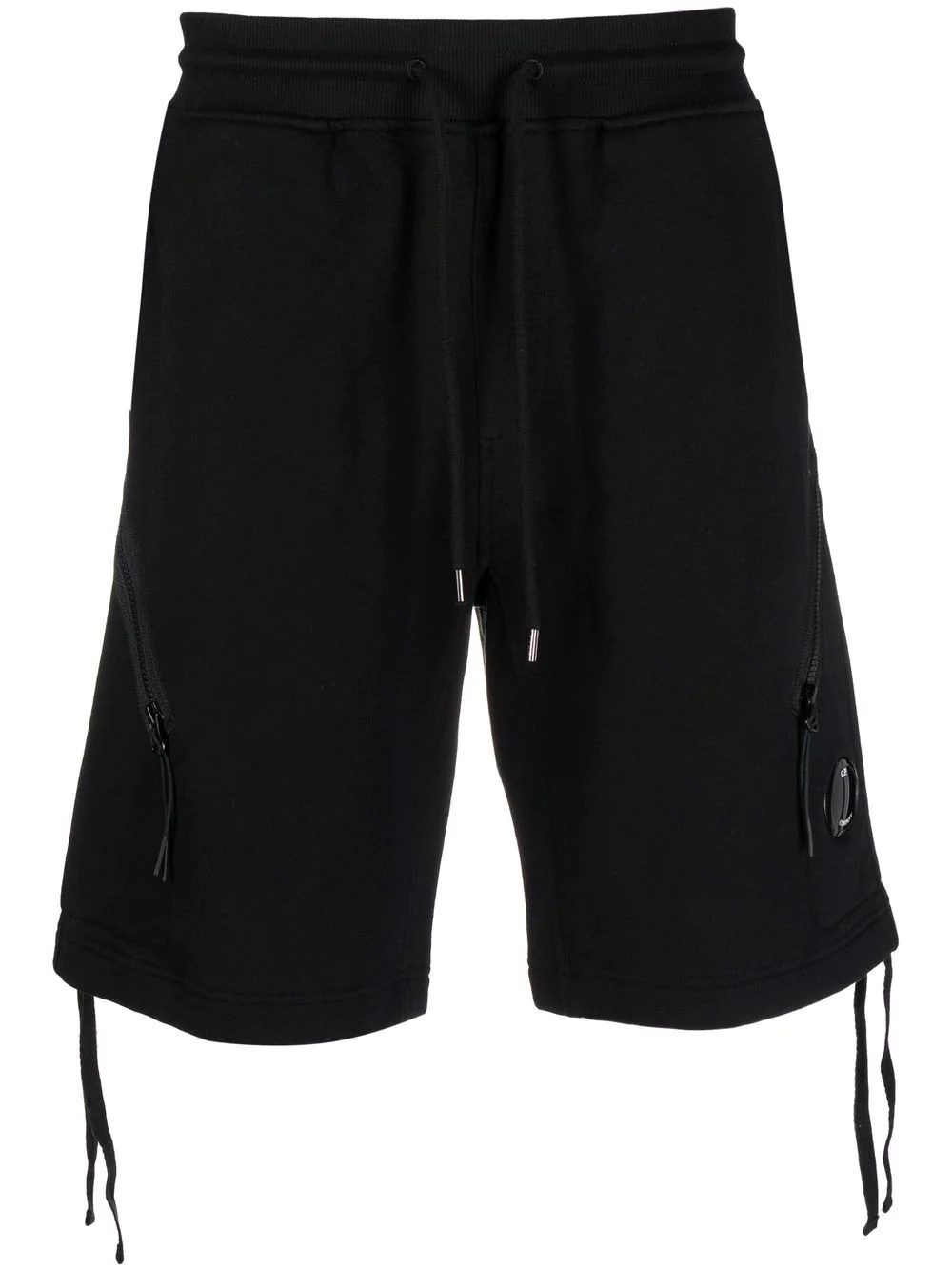 zip-pocket track shorts - 1