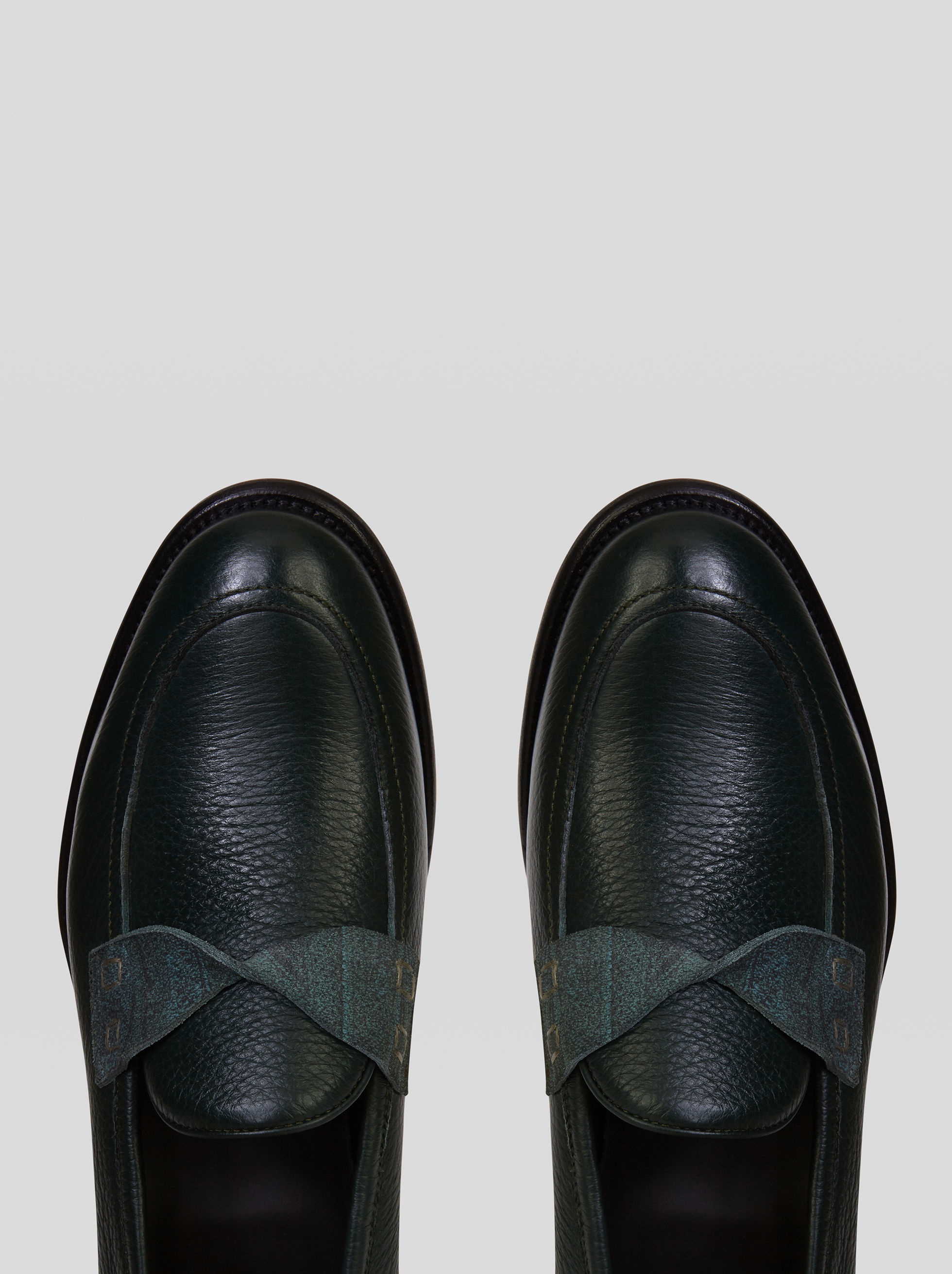 LEATHER MOCCASINS WITH PAISLEY DETAILS - 2