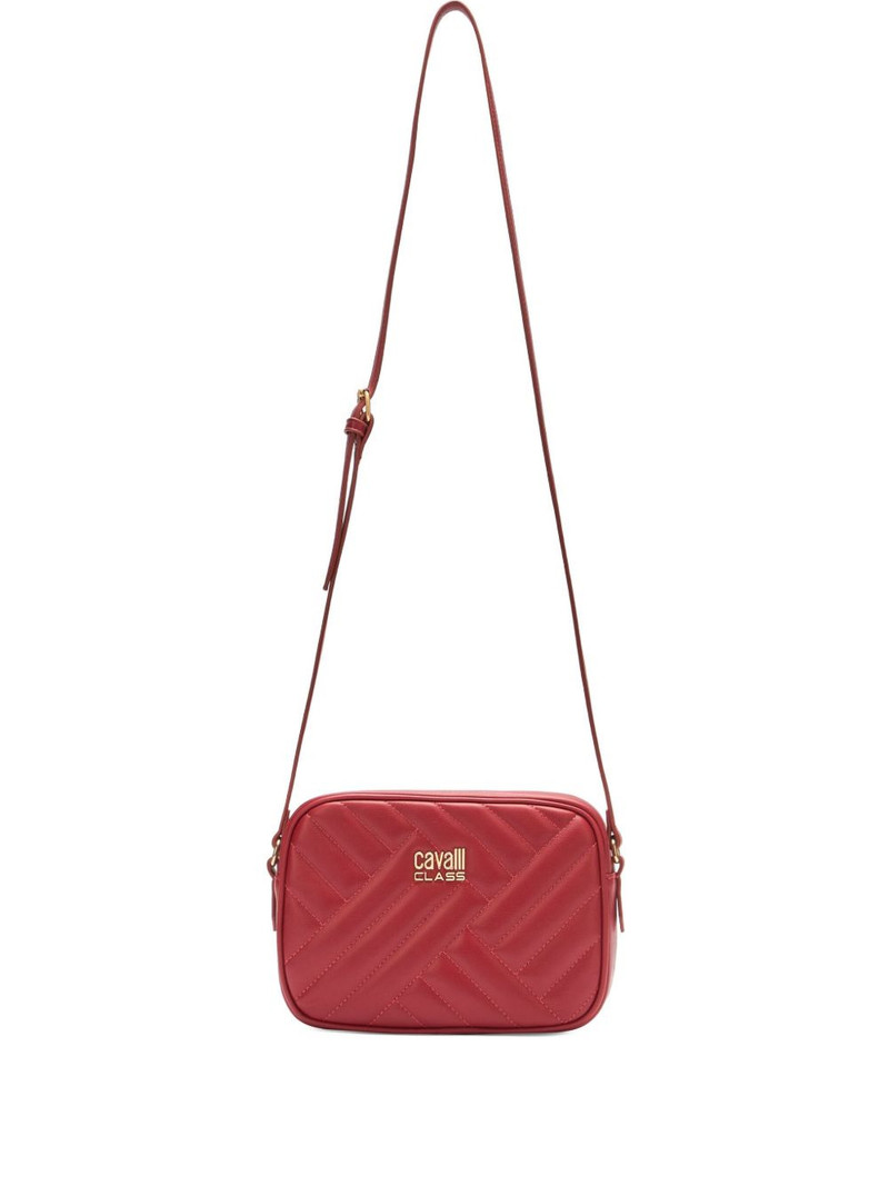quilted logo shoulder bag 1