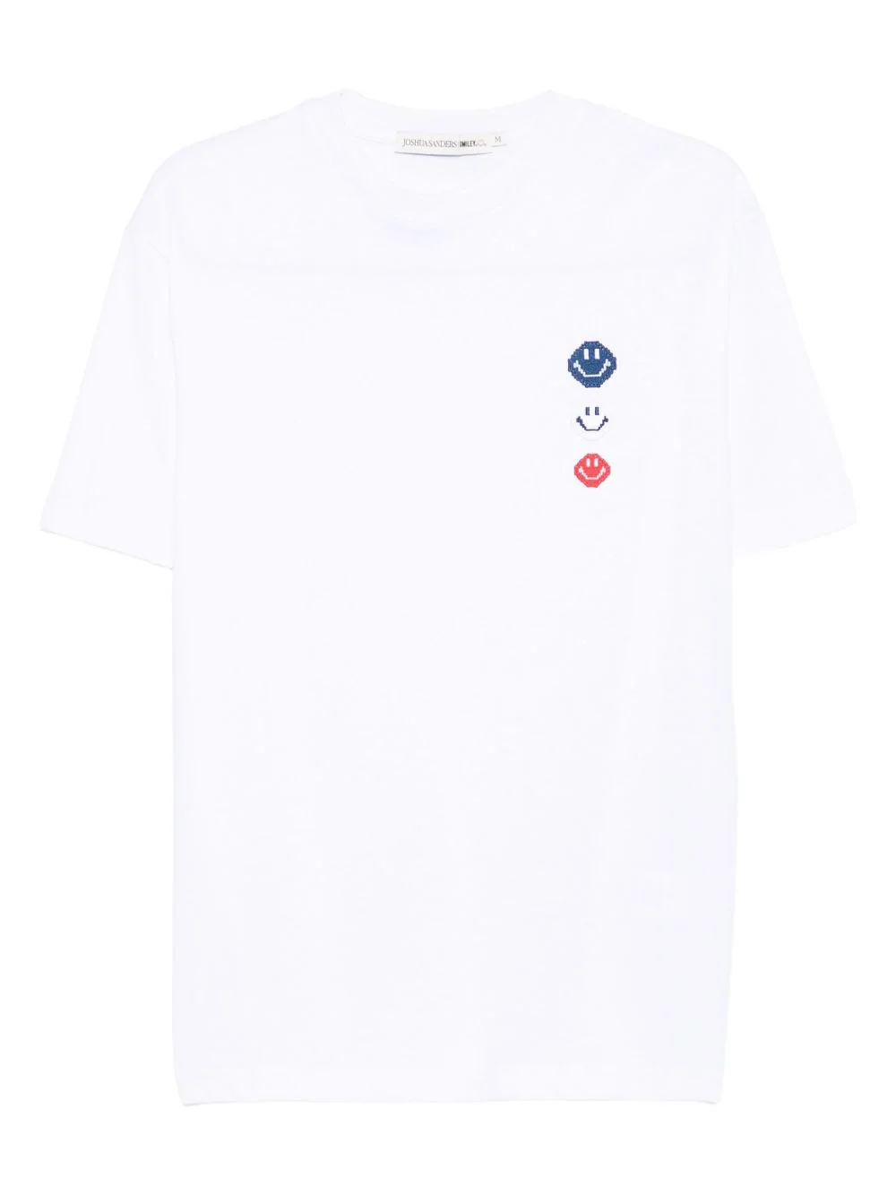 embroidered cotton T-shirt - 1
