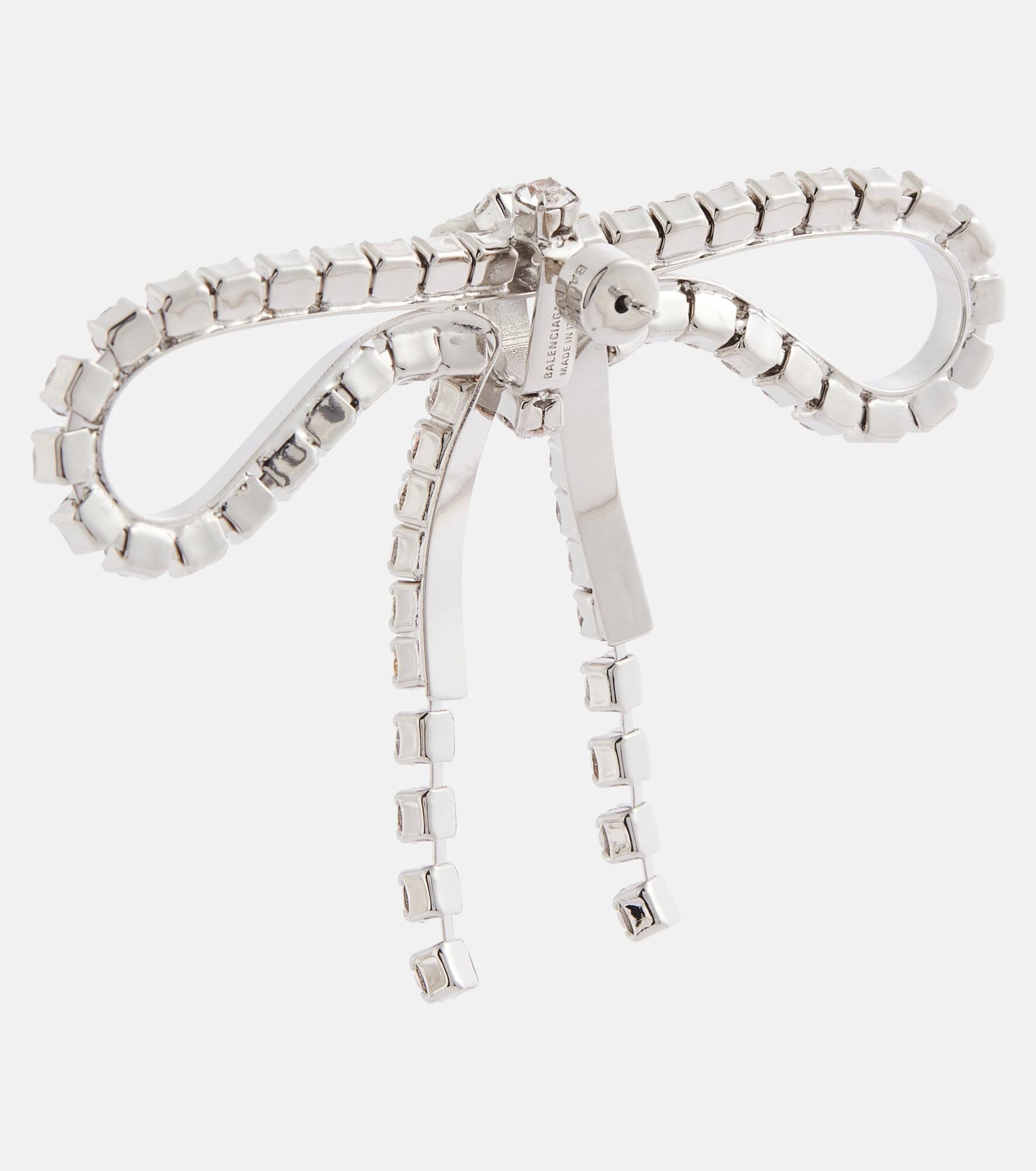 Archive Ribbon embellished earrings - 5