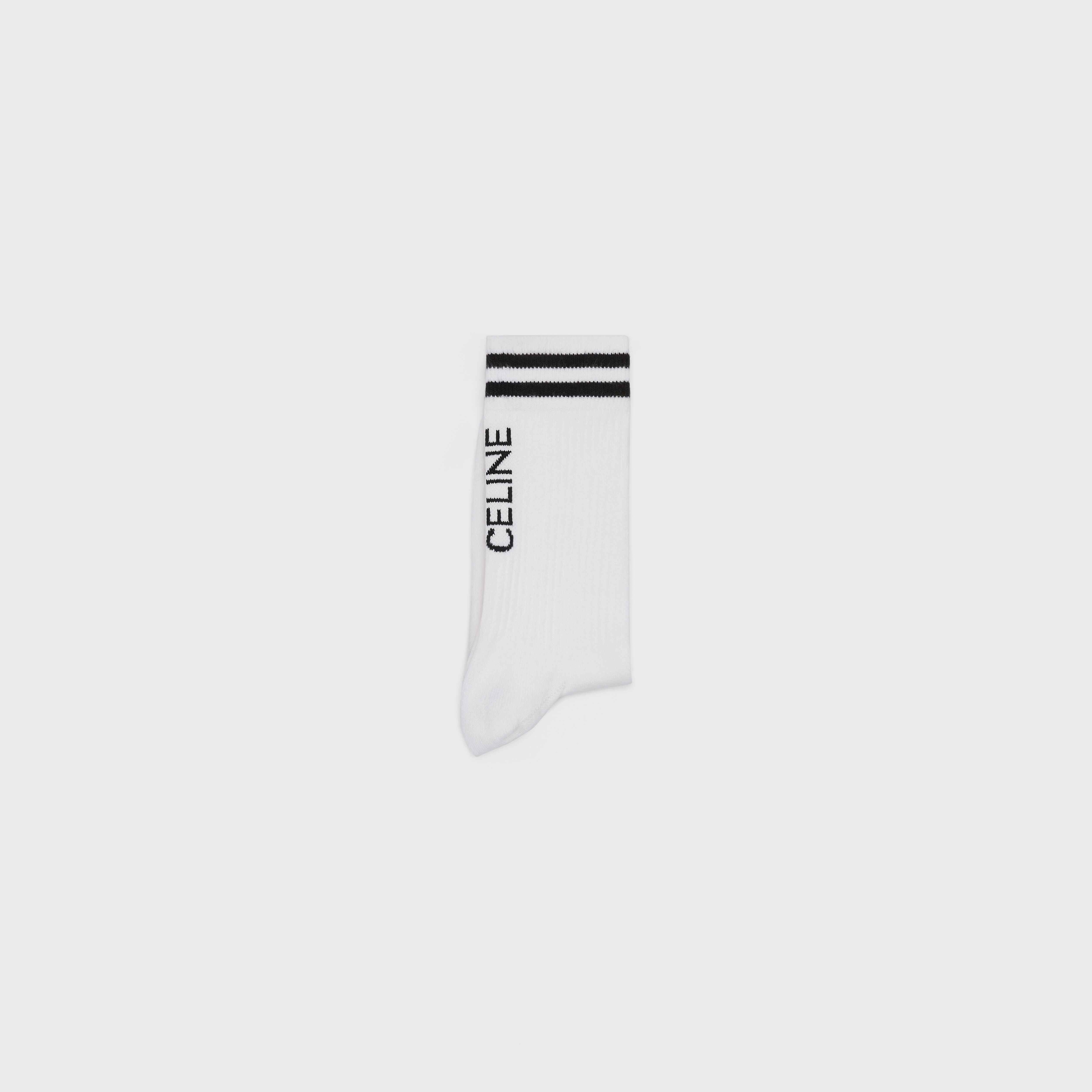 CELINE SOCKS IN STRIPED COTTON - 2