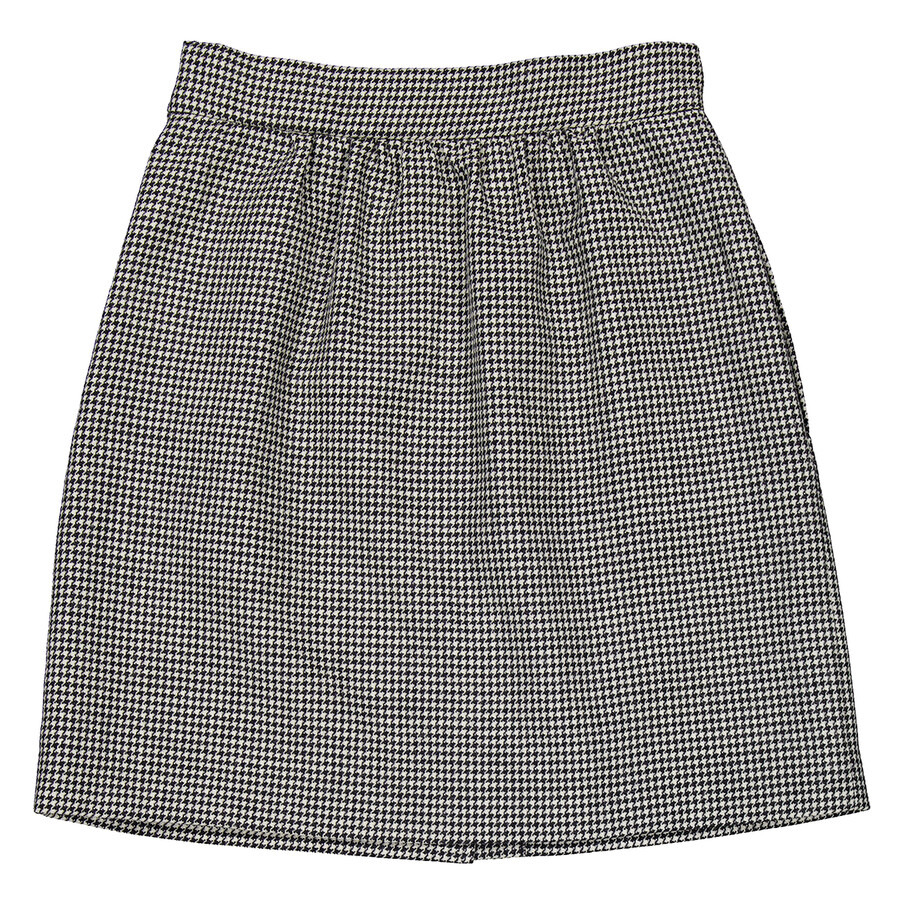 Max Mara Houndstooth Wool Toano Mini Skirt - 2