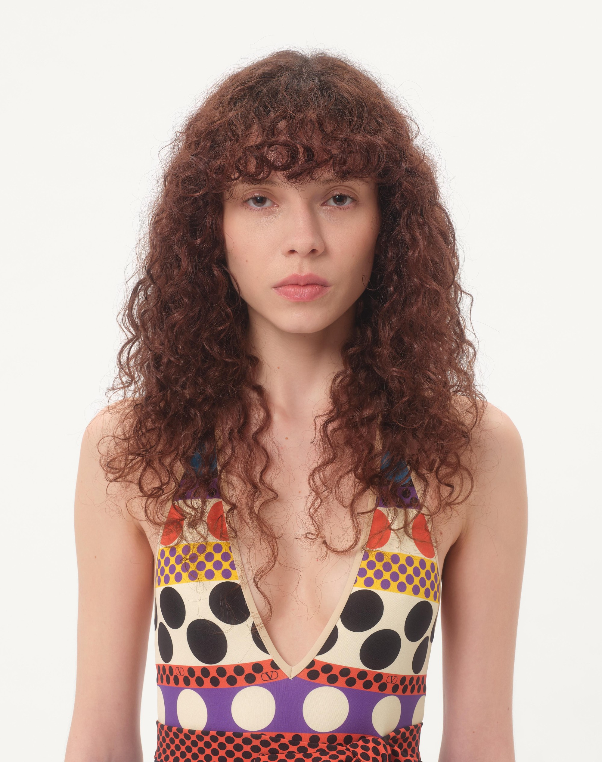 LYCRA ONE-PIECE SWIMSUIT WITH OPTICOOL RIGA POIS PRINT - 3