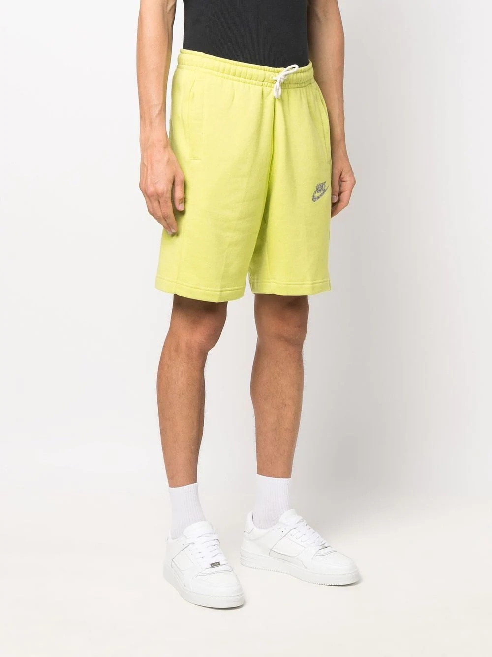 Revival Swoosh-detail track shorts - 3