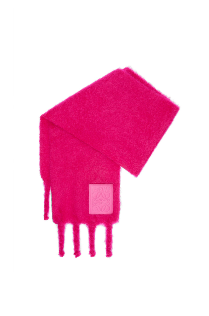 Scarf in wool and mohair 2