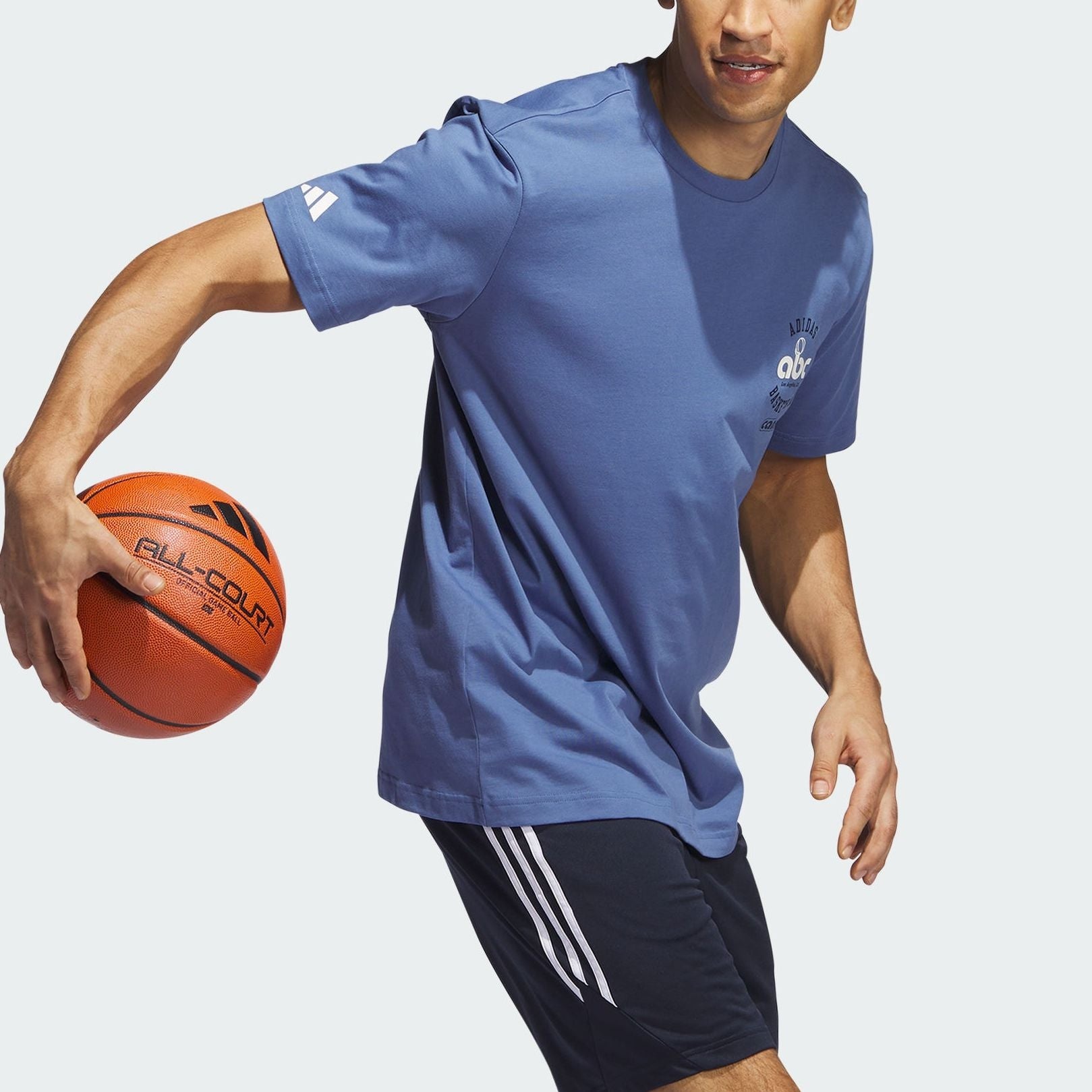 adidas Summer Camp Story T-Shirts 'Blue' IM4633 - 4