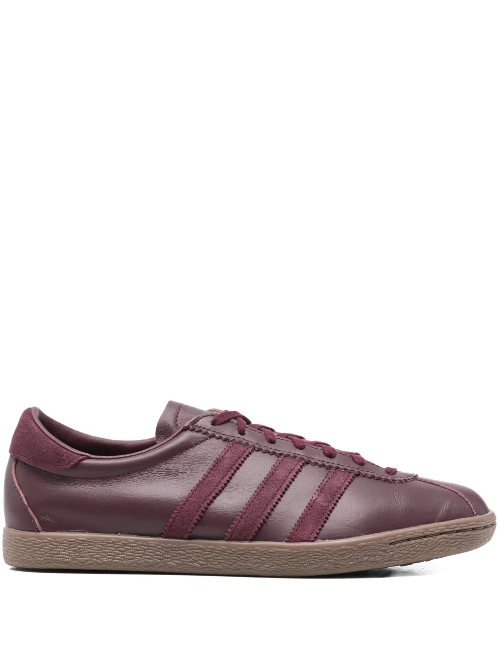 Tobacco leather sneakers - 1