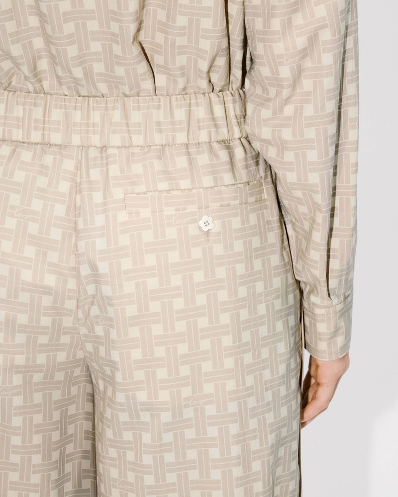 'KENZO Weave' pyjama pants in twill cotton viscose 6