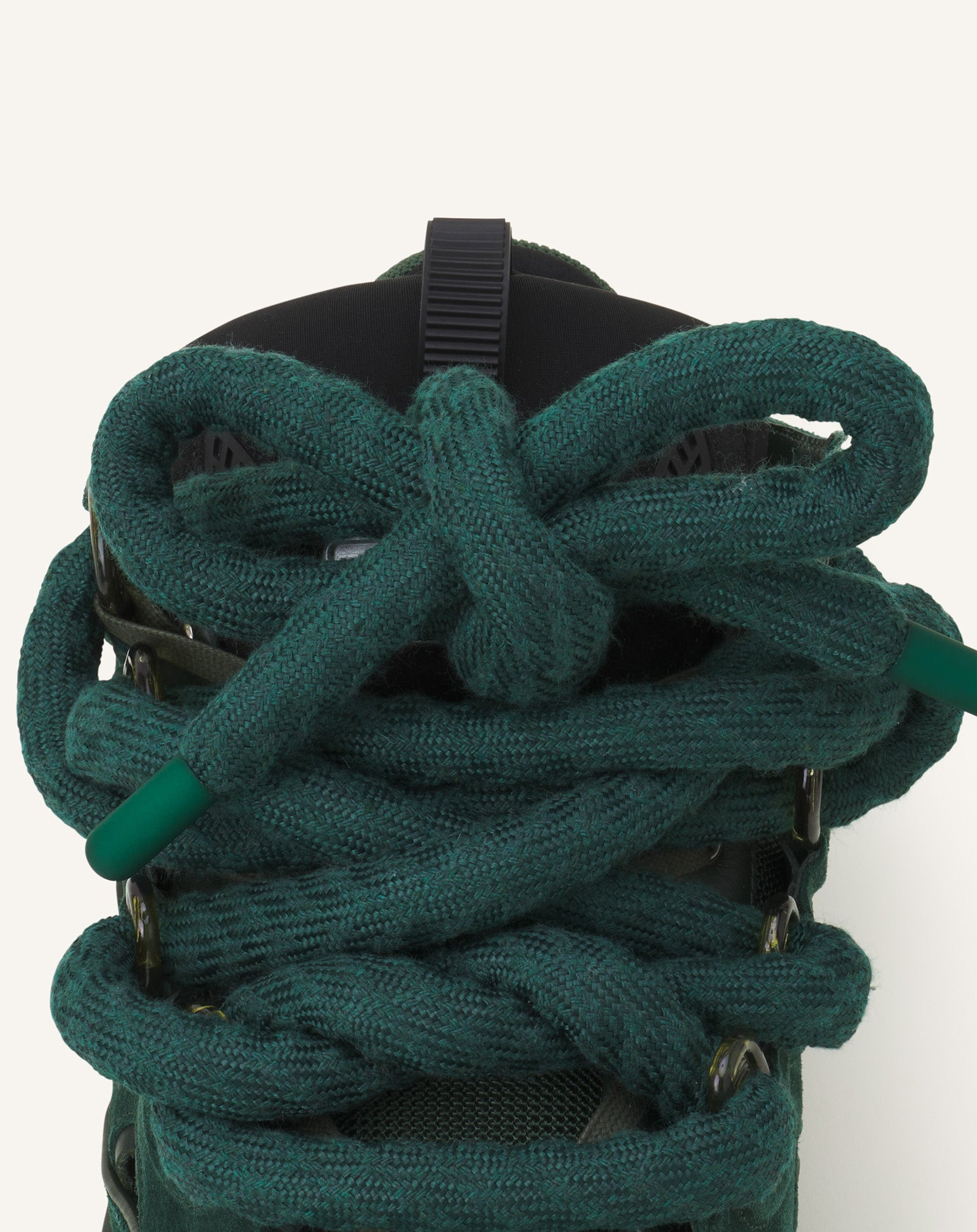 CURB SNEAKERS IN LEATHER WITH SNAKE LACES - 5