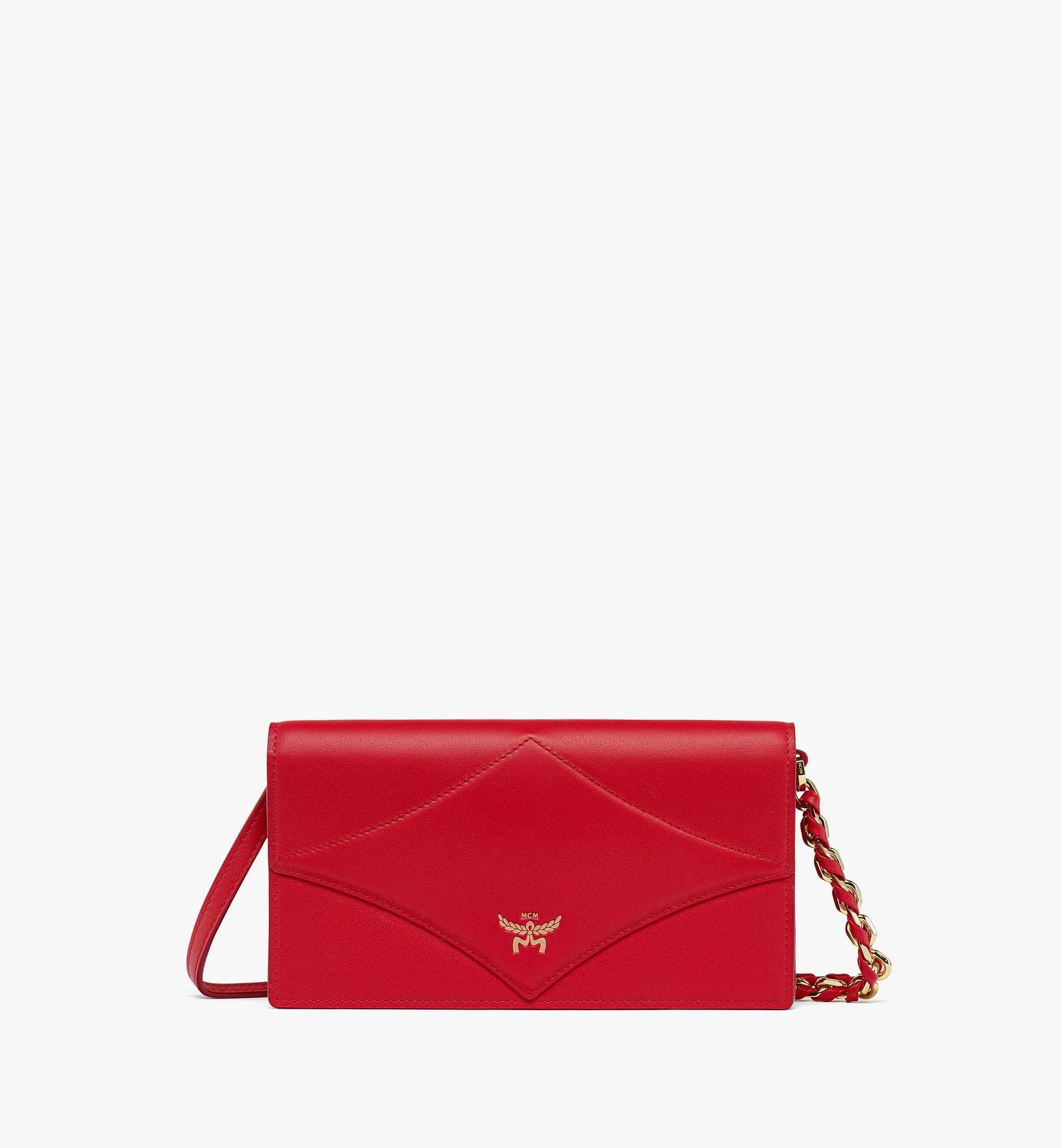 Diamond Chain Wallet in Calf Leather - 1