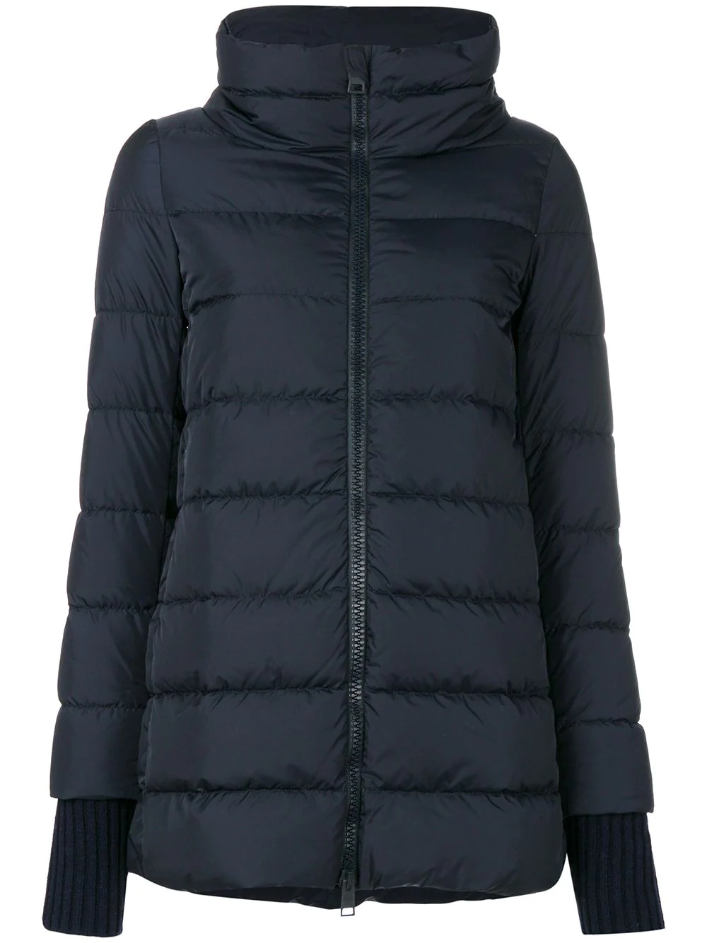 hooded puffer jacket - 1