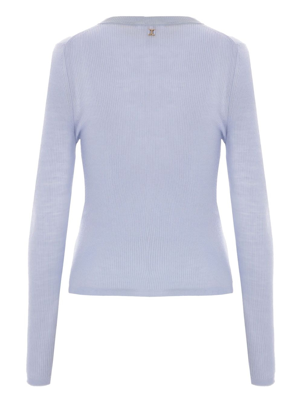 ribbed long-sleeves Henley T-shirt - 2