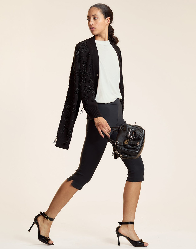 CYNTHIA ROWLEY Bonded Capris outlook