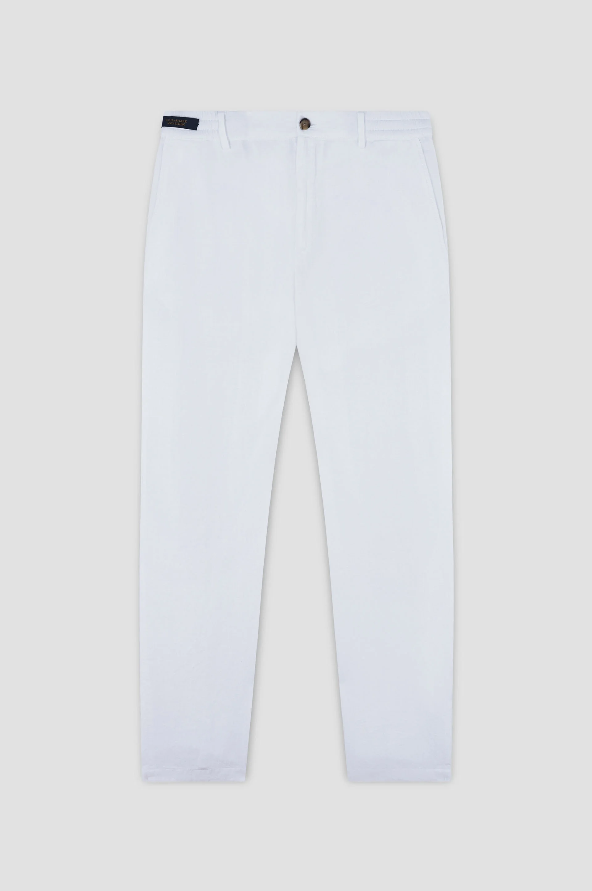 LINEN CHINO PANTS WITH DRAWSTRING - 1