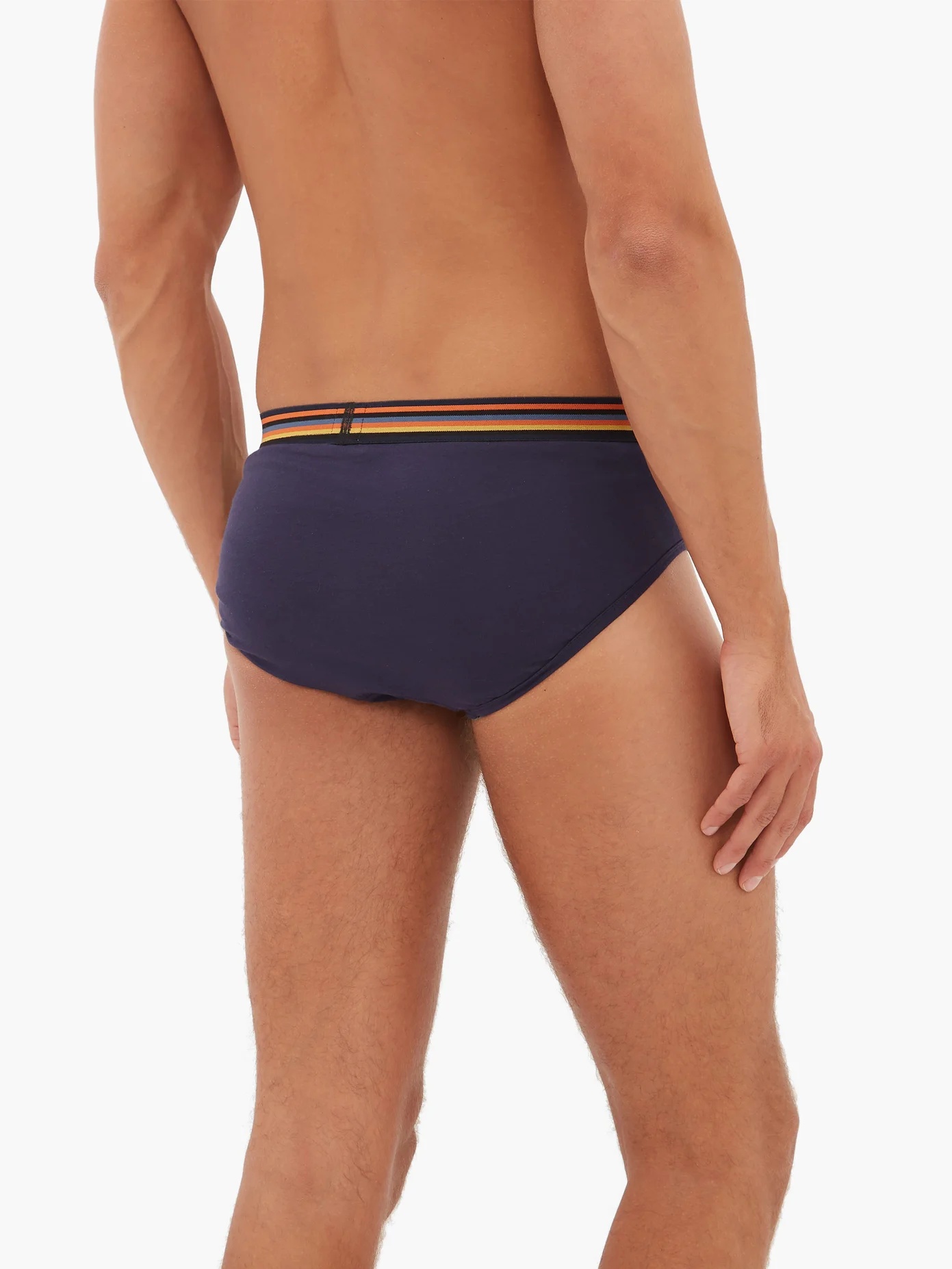 Artist-stripe cotton-jersey briefs - 3