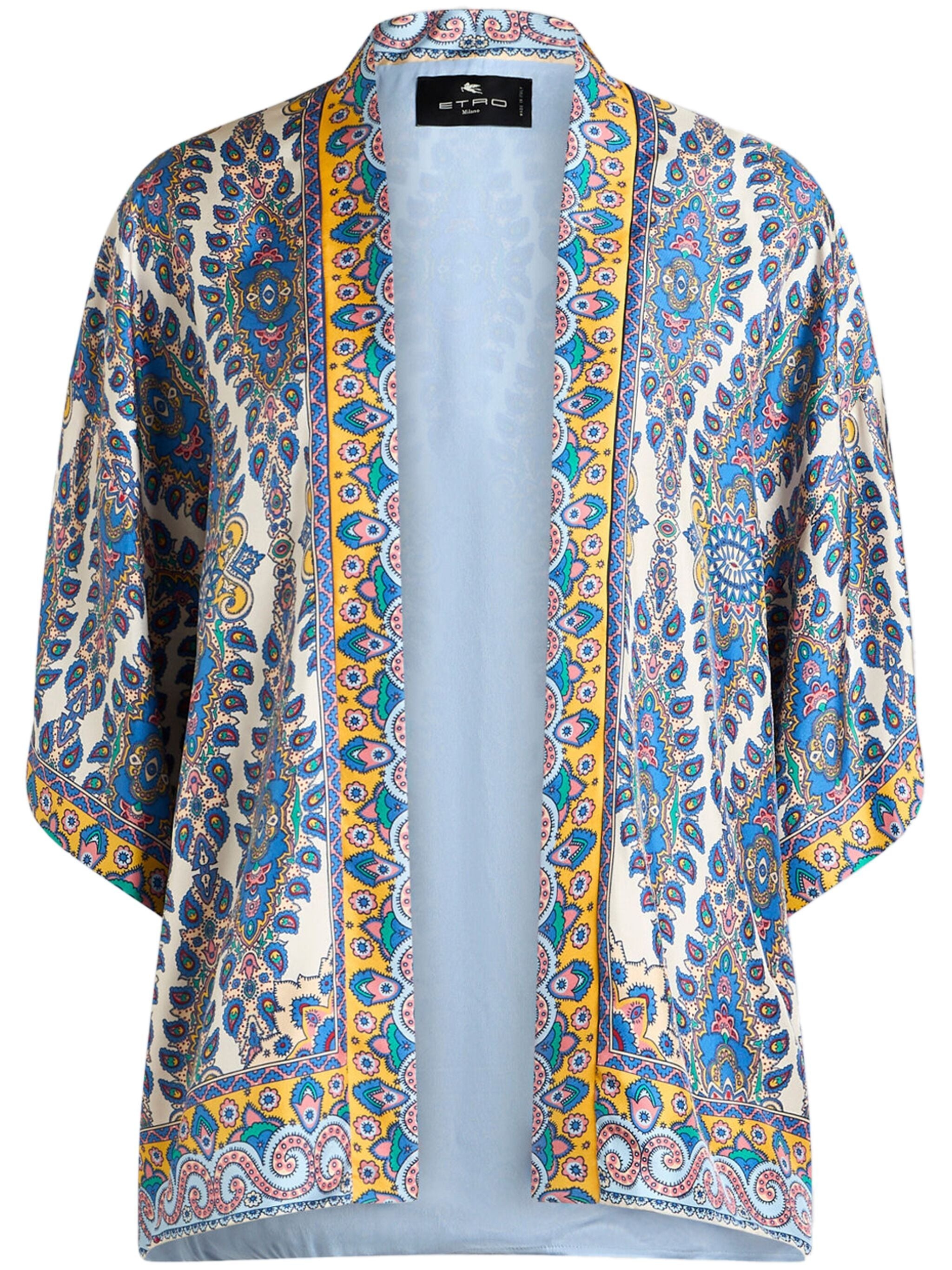 Etro Paisley-print Silk Robe Jacket eraldo REVERSIBLE