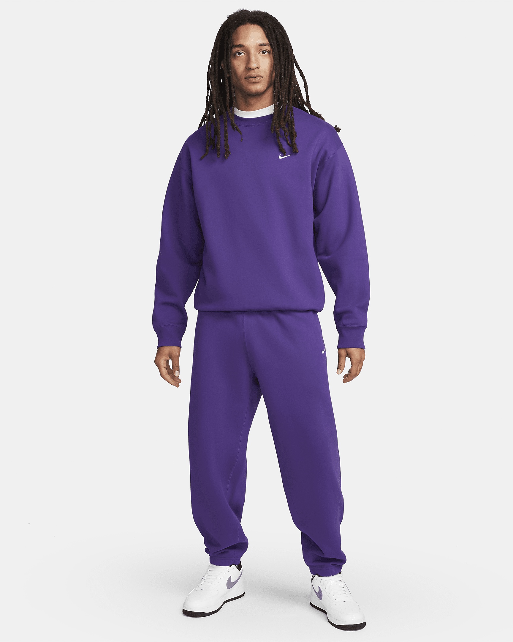 Nike Solo Swoosh Men's Fleece Crew - 5