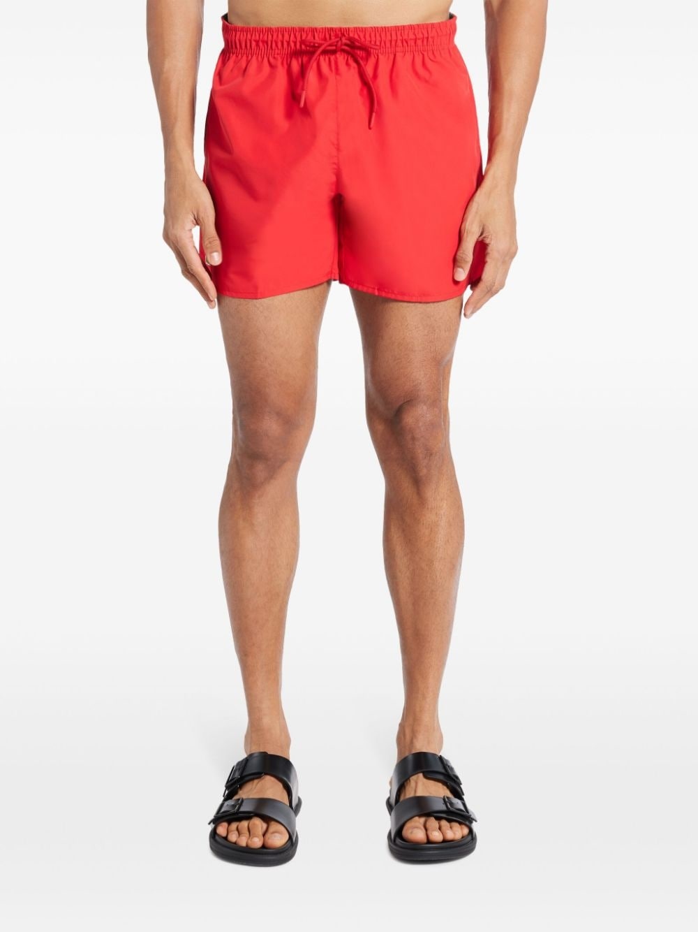 drawstring-fastening swim shorts - 3