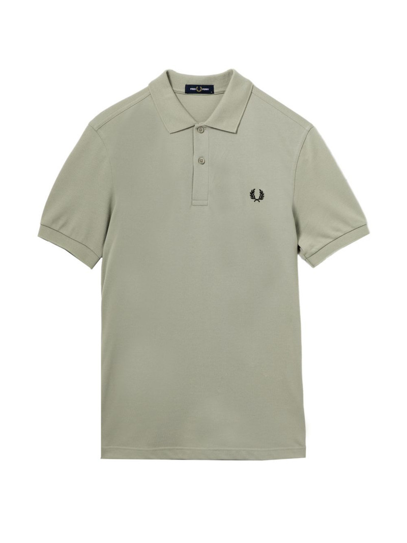 logo-embroidered polo shirt 1