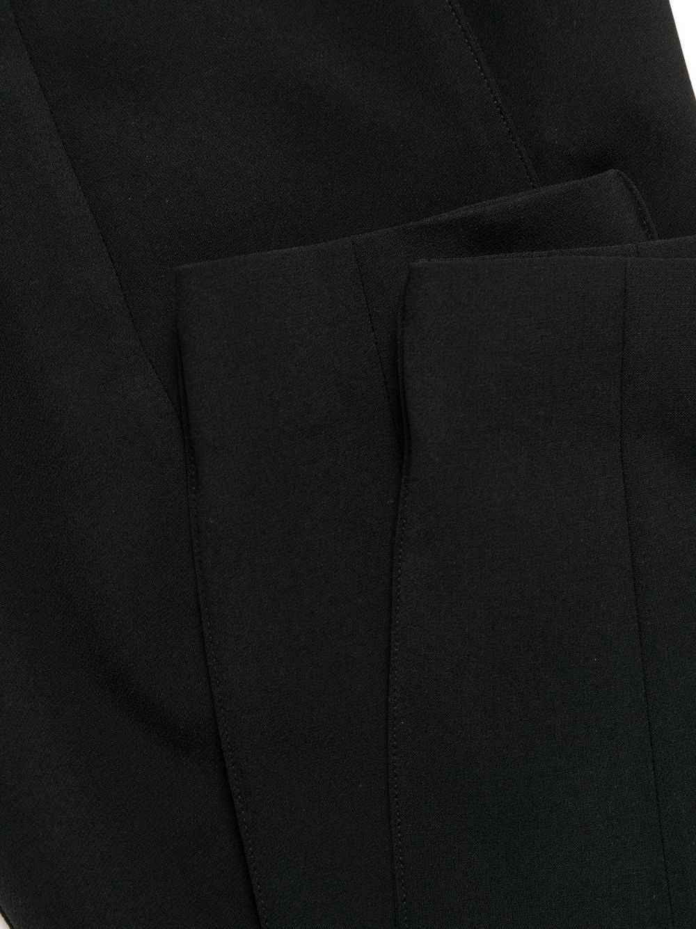 high-waisted cropped trousers - 6
