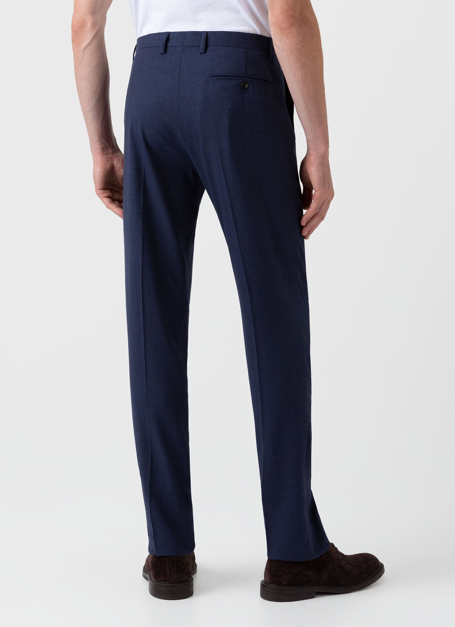 Slim Fit Wool Trouser - 4