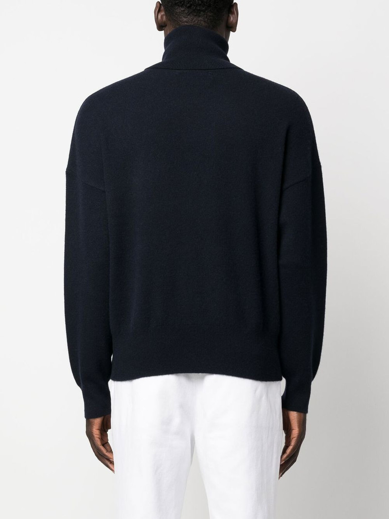 roll neck knitted jumper 5