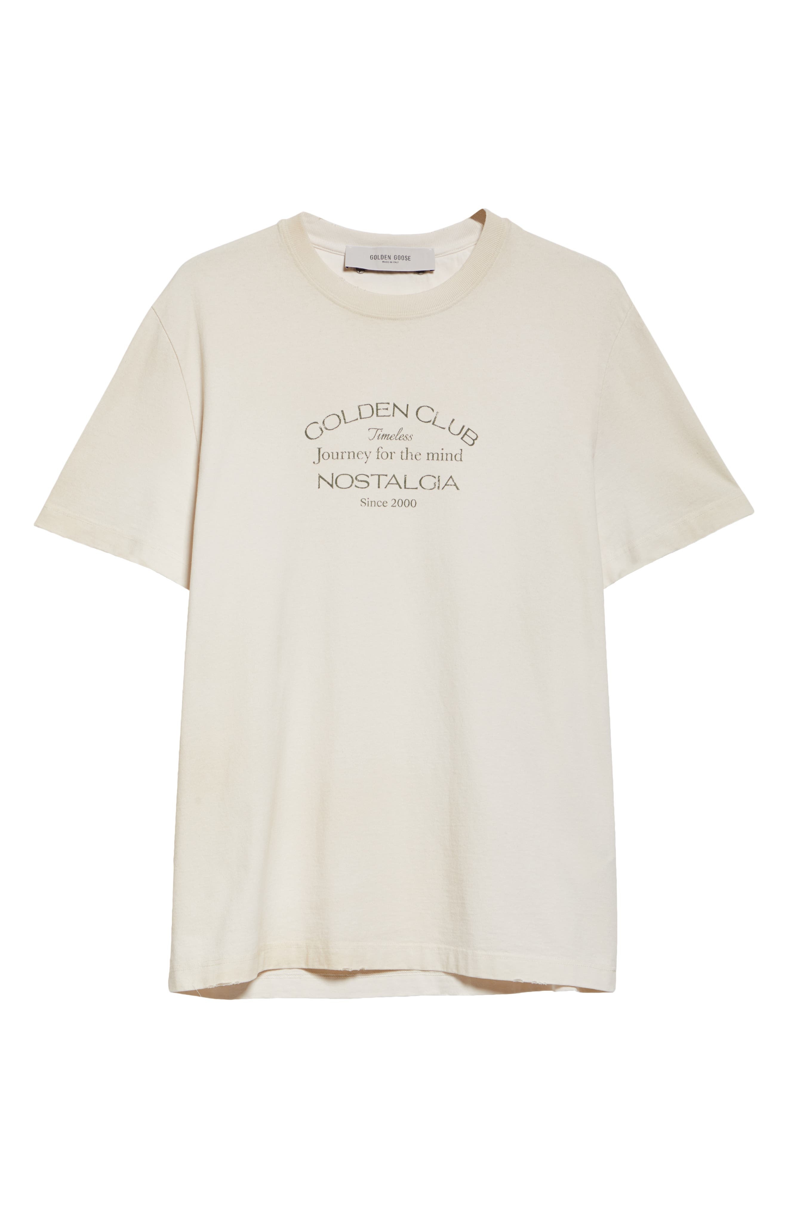 Golden Goose Journey Logo Graphic T-Shirt in Heritage White/Black at Nordstrom - 6