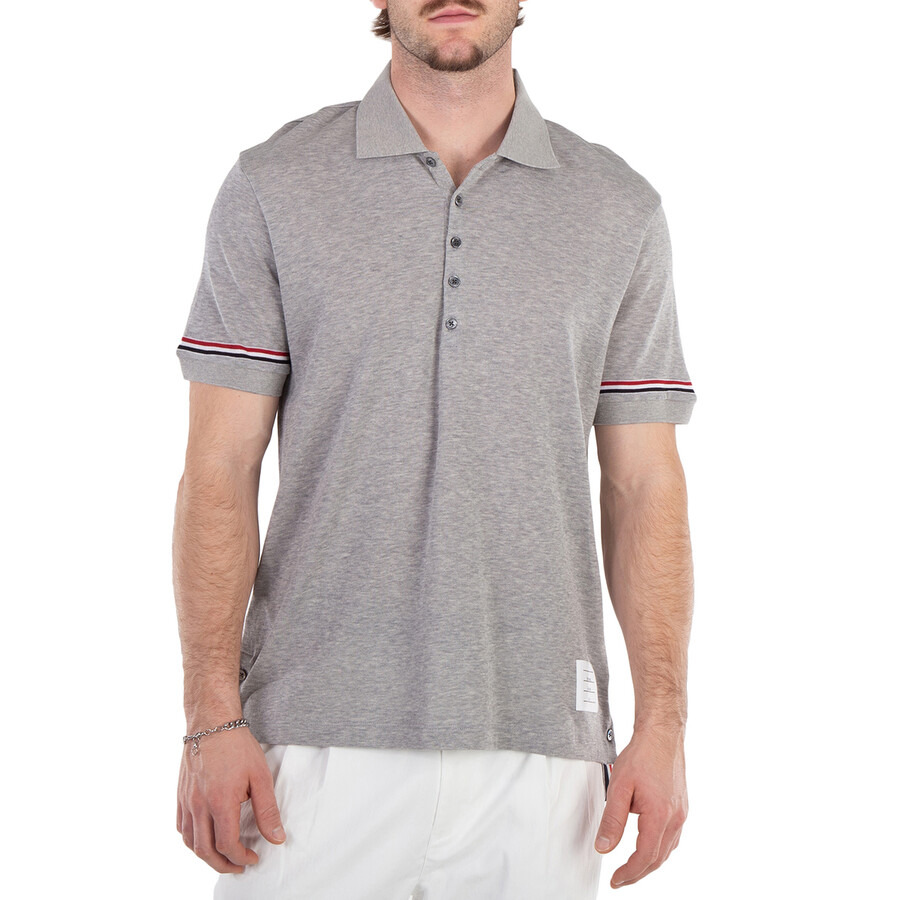 Thom Browne Short Sleeve Cotton Polo Shirt - 3