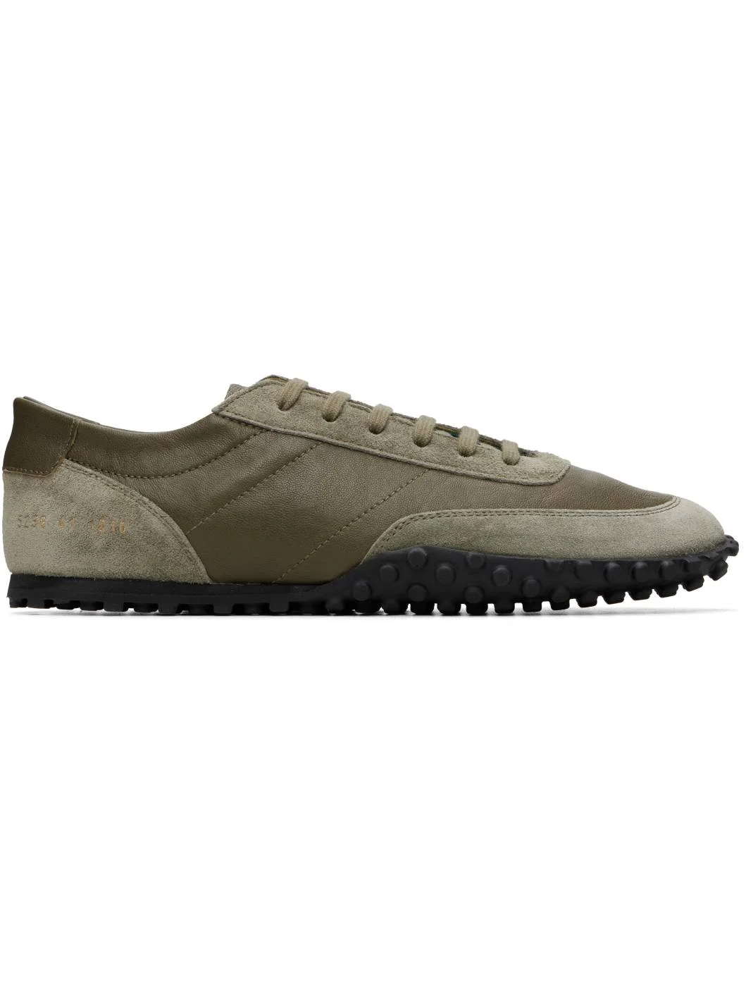 Khaki Minimal Runner Seventy Sneakers - 1
