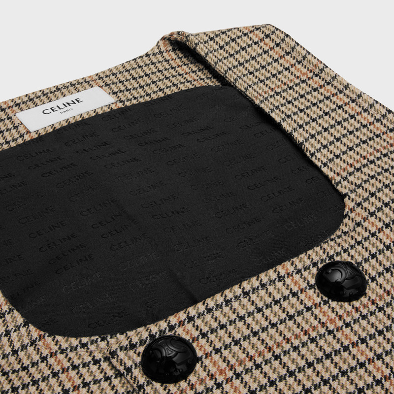 double-breasted vest in houndstooth wool 3
