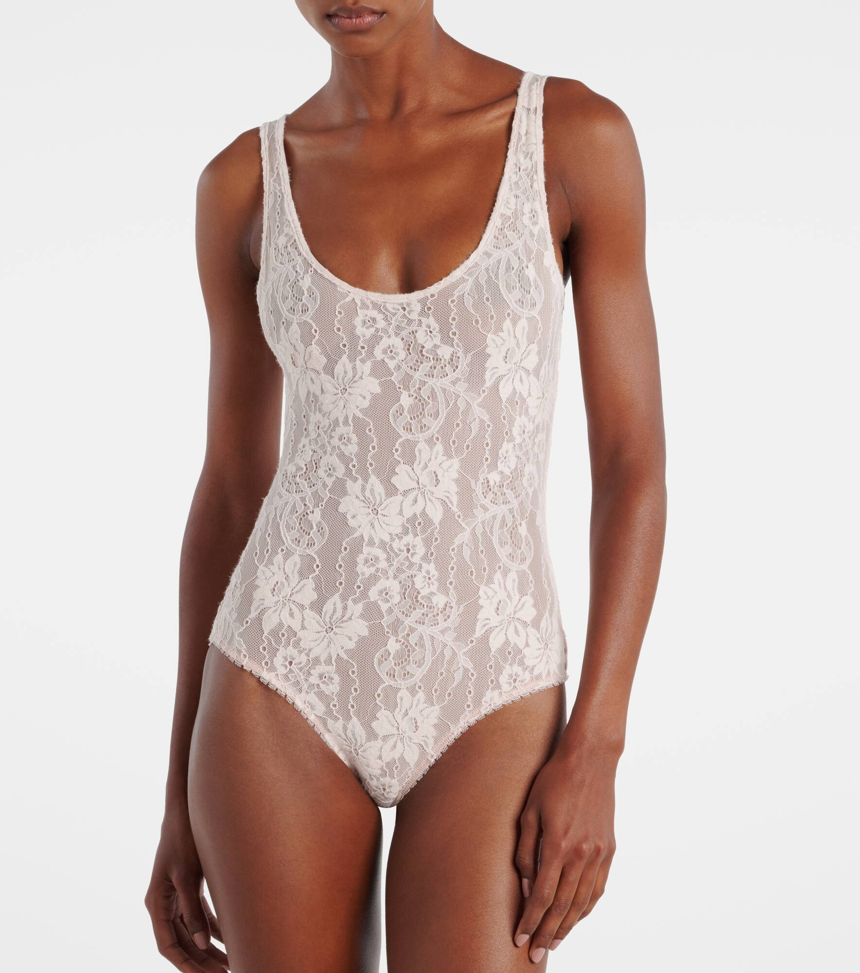 Floral lace bodysuit - 3