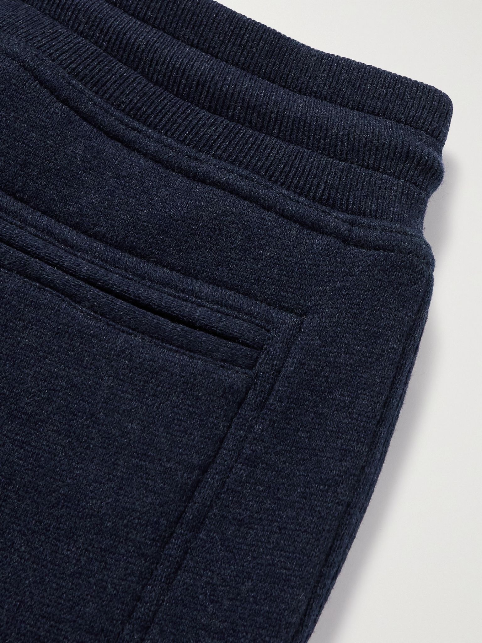 Tapered Virgin Wool-Blend Track Pants - 5