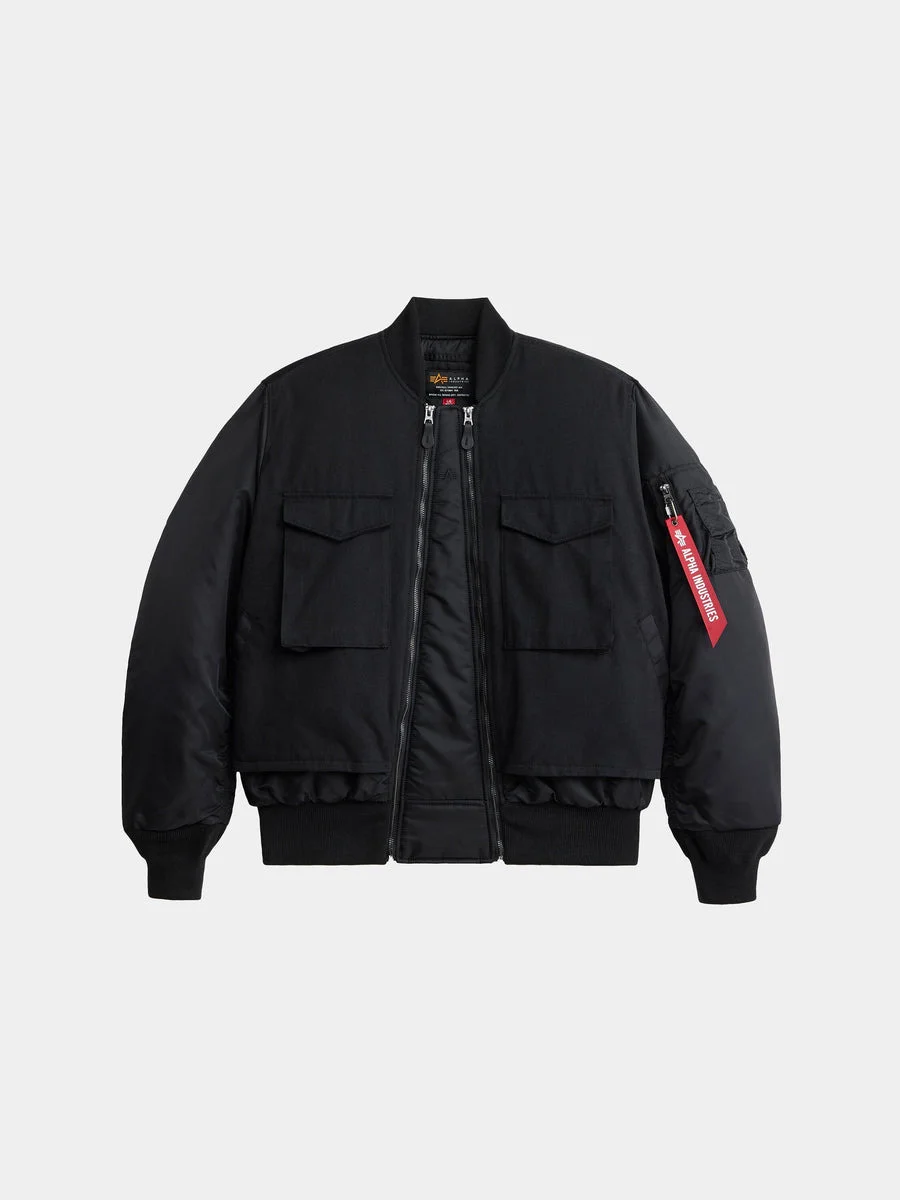 MA-1 MIXED COTTON FLIGHT JACKET - 1
